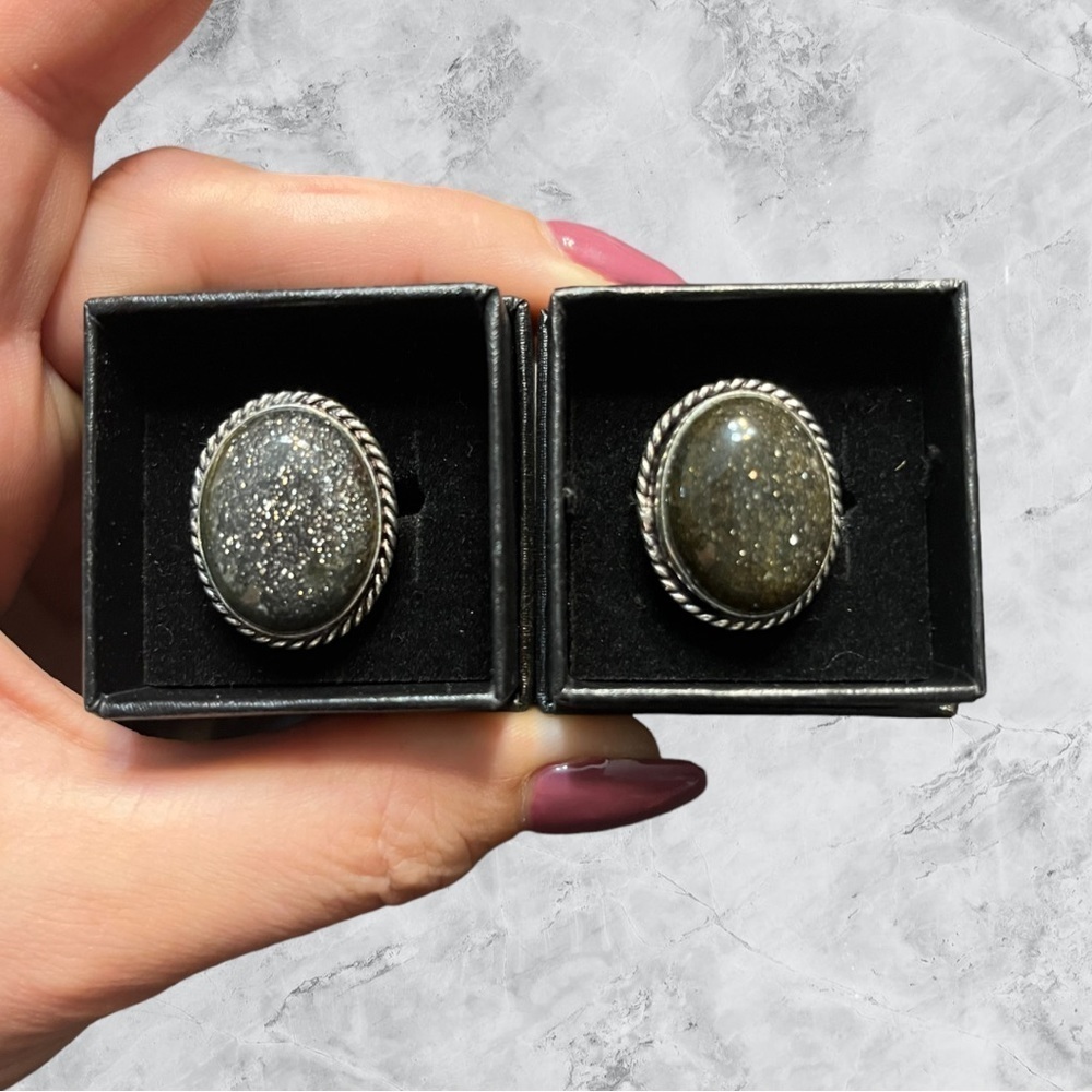 Sunstone Gemstone Cufflinks
